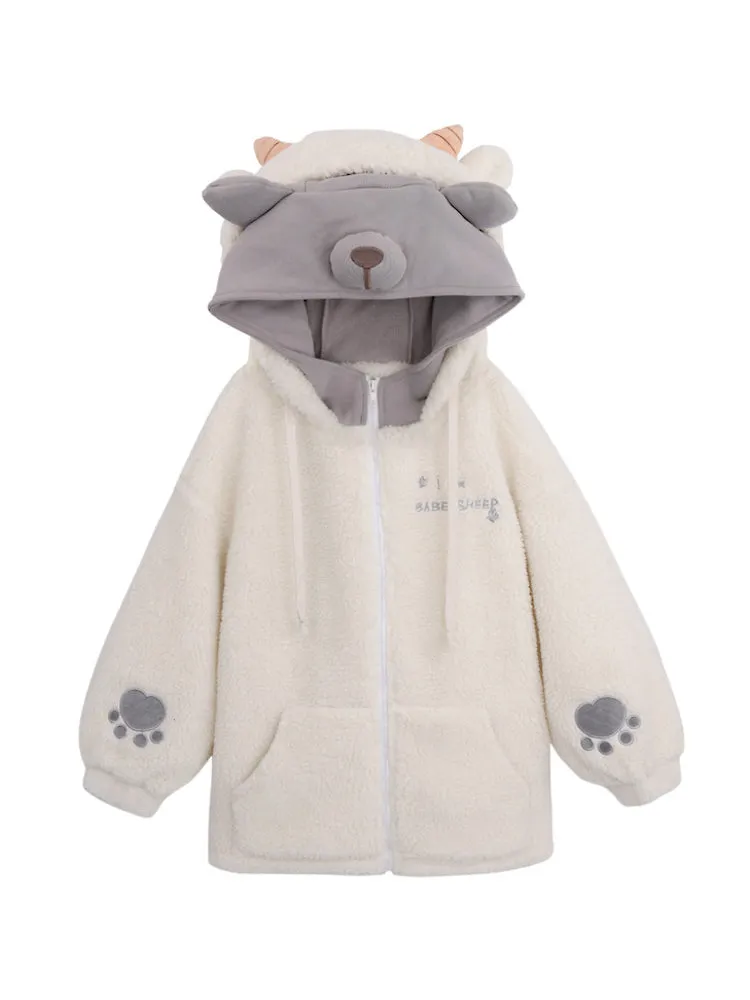 Babe Sheep Fleece Jacket