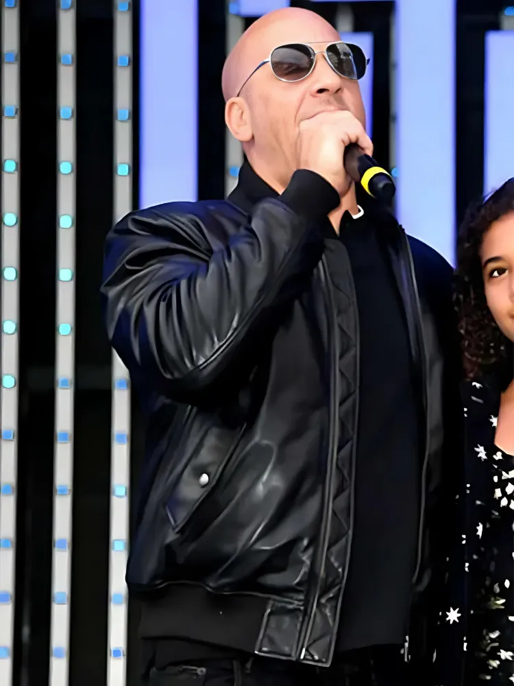 Black Vin Diesel Leather Jacket