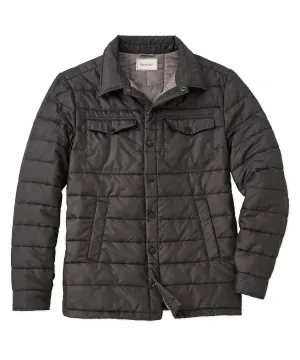 Blake Channel-Quilted Overshirt