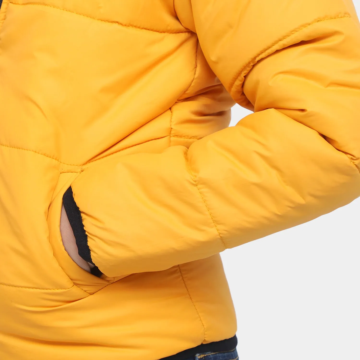 Boys Quilted Jacket Basic F/S-Citrus