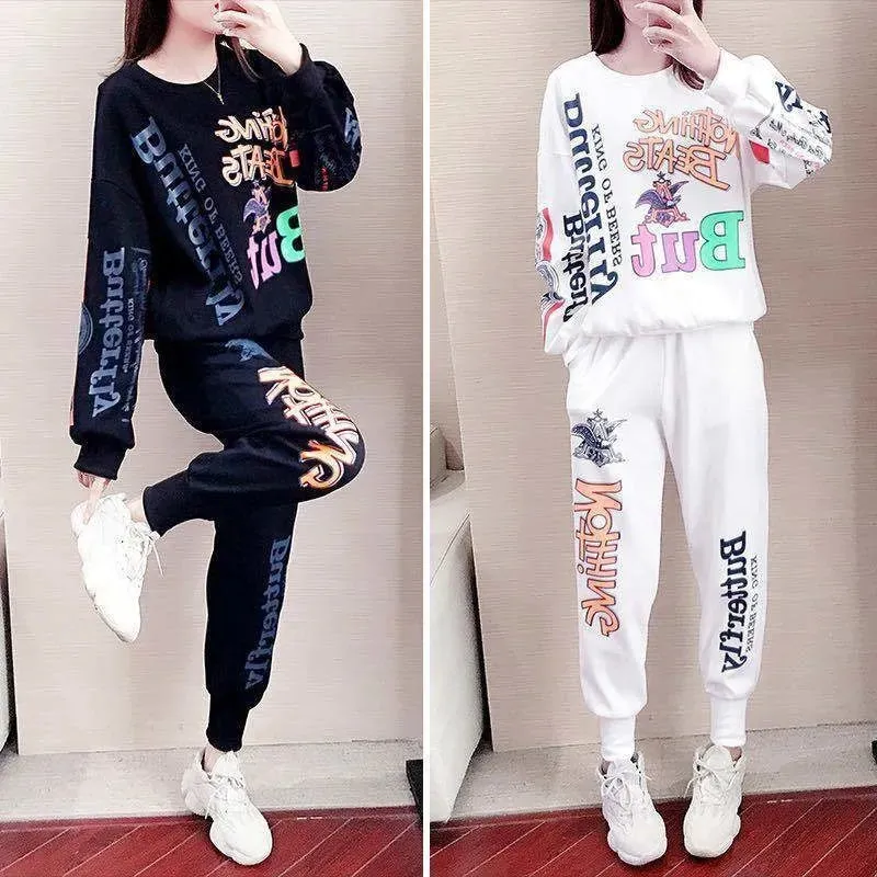 Casual Sweat Suits 2022 Spring Autumn New Women's Tracksuit Fashion