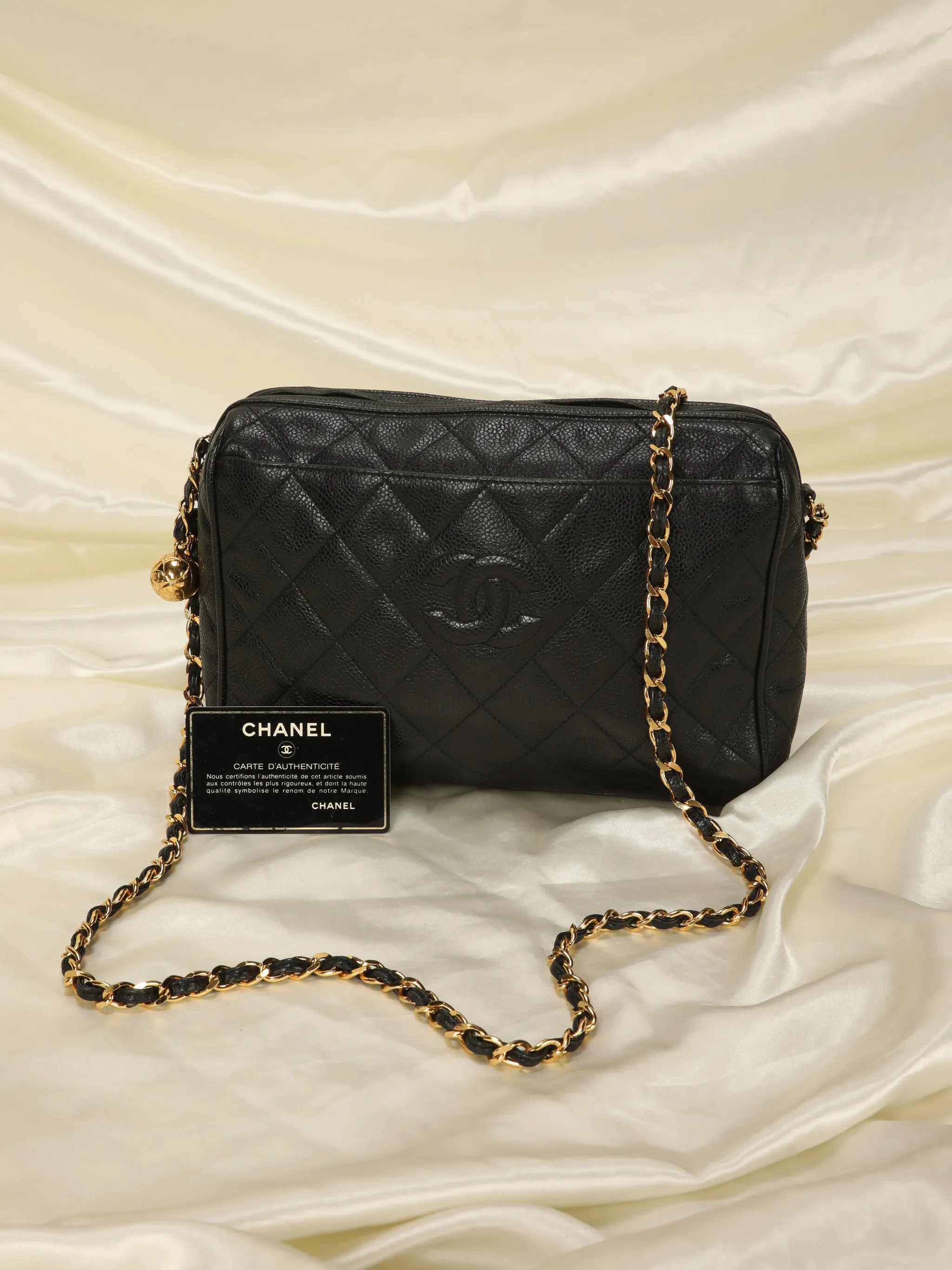 CL Timeless Caviar Camera Bag