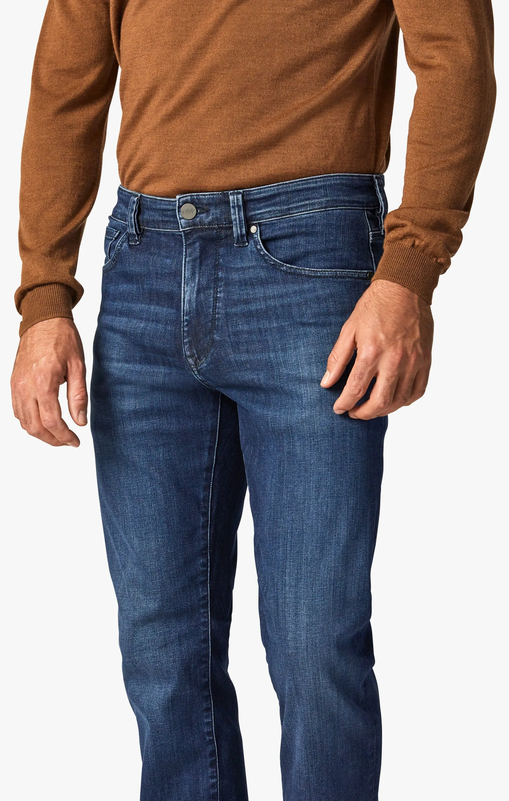 Cool Tapered Leg Jeans In Dark Urban