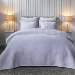 Crompton Quilted Throw - White