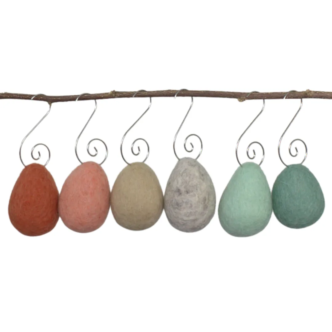 Easter Egg Ornaments- Earth Tones Mix