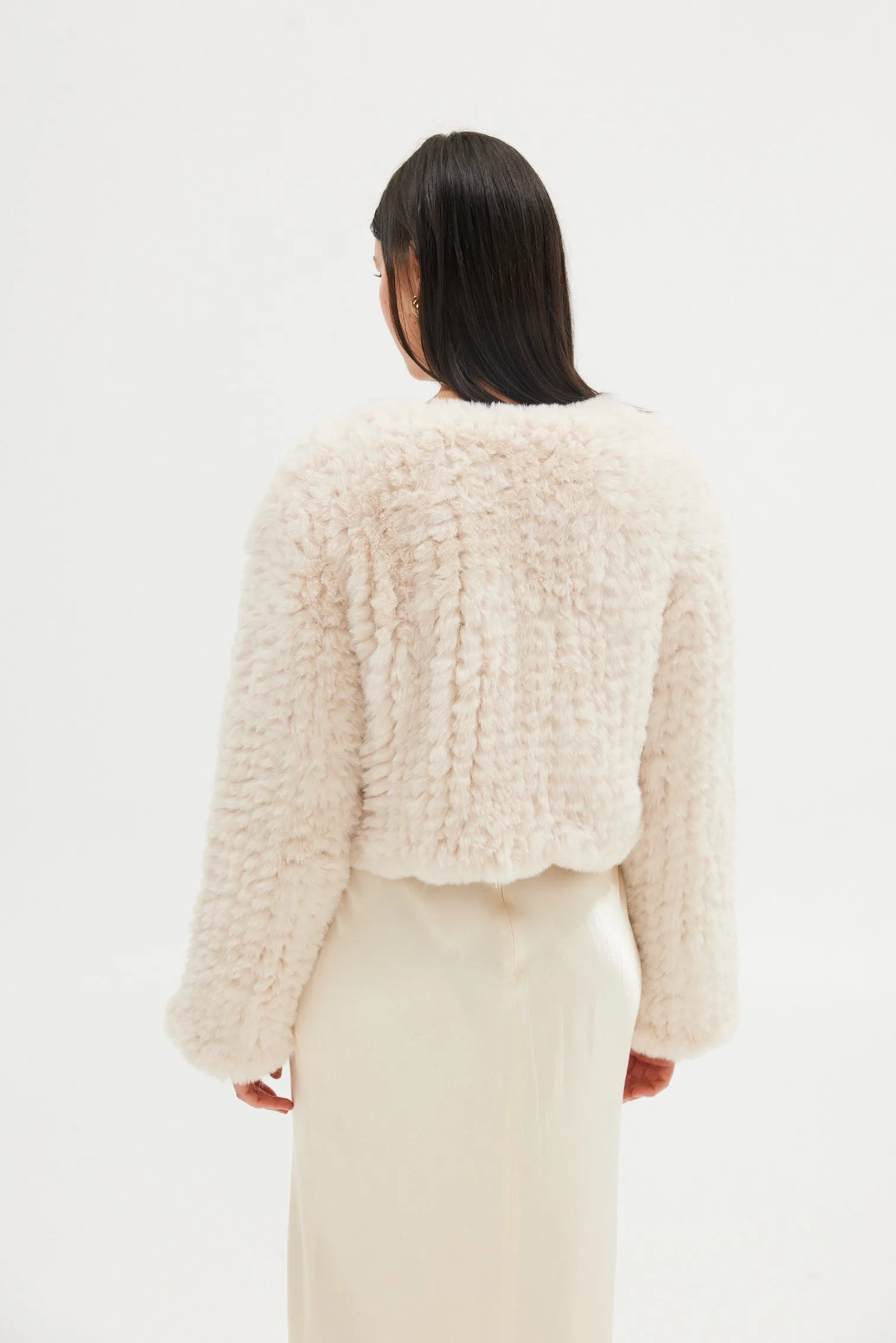 Faux Lola Jacket - Oatmeal