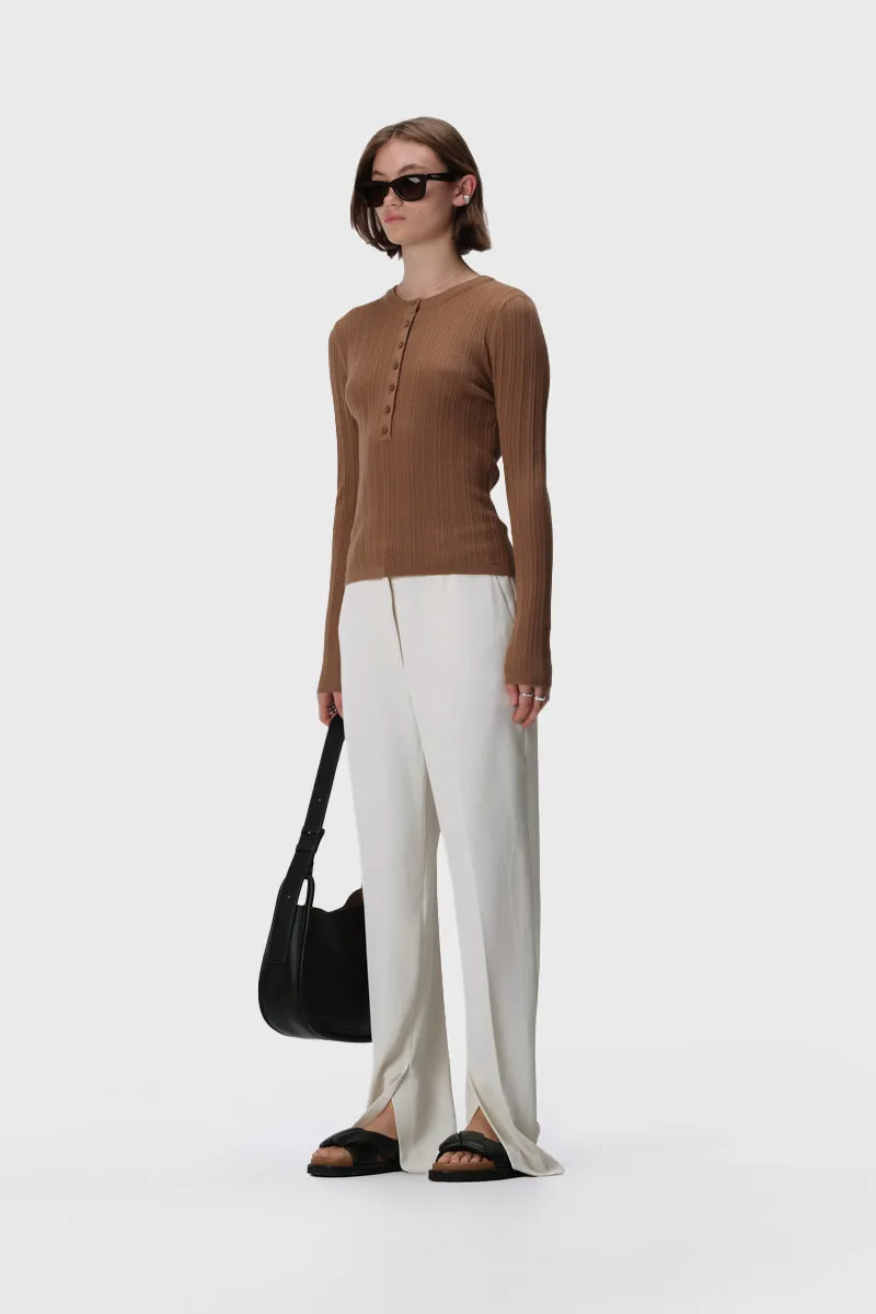 Filippa Knit Top Camel