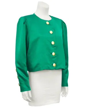 Green Silk Jacket