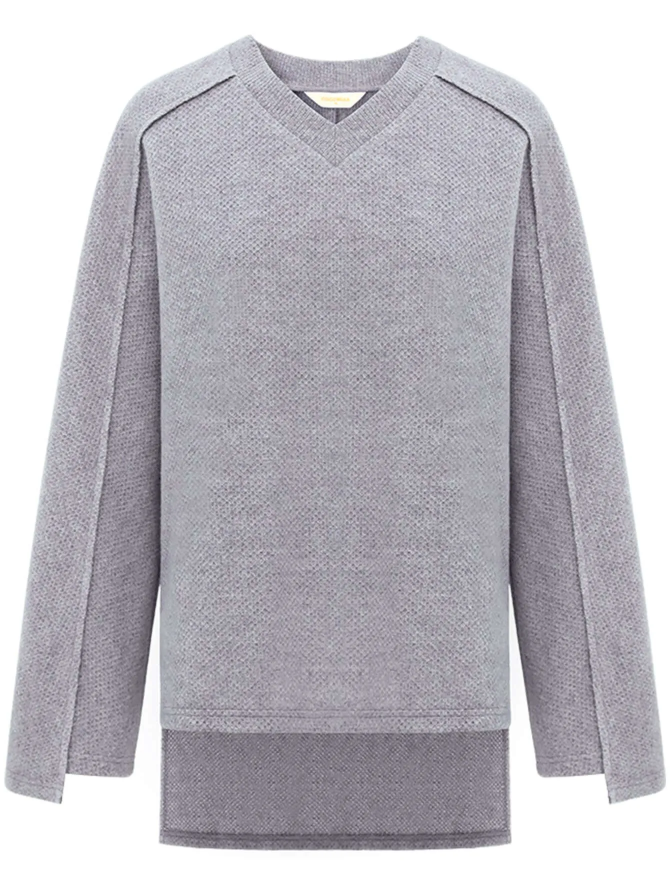 Grey Patchwork Quilt Sweatshirt