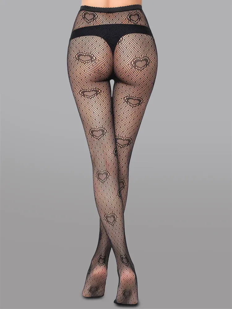 Heart Polka Dot Tights