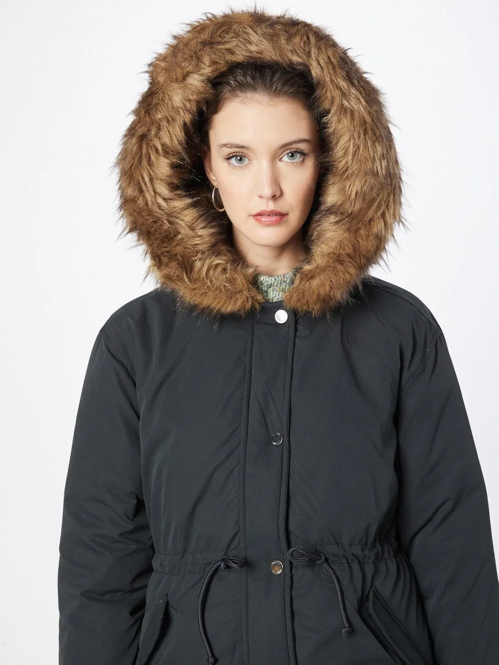 Hollister EMEA winter parka, black