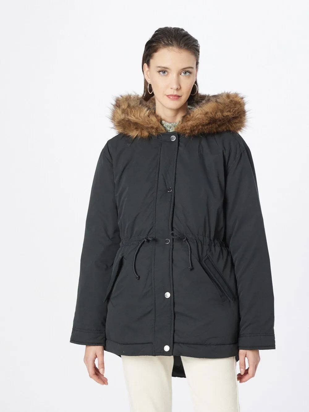 Hollister EMEA winter parka, black