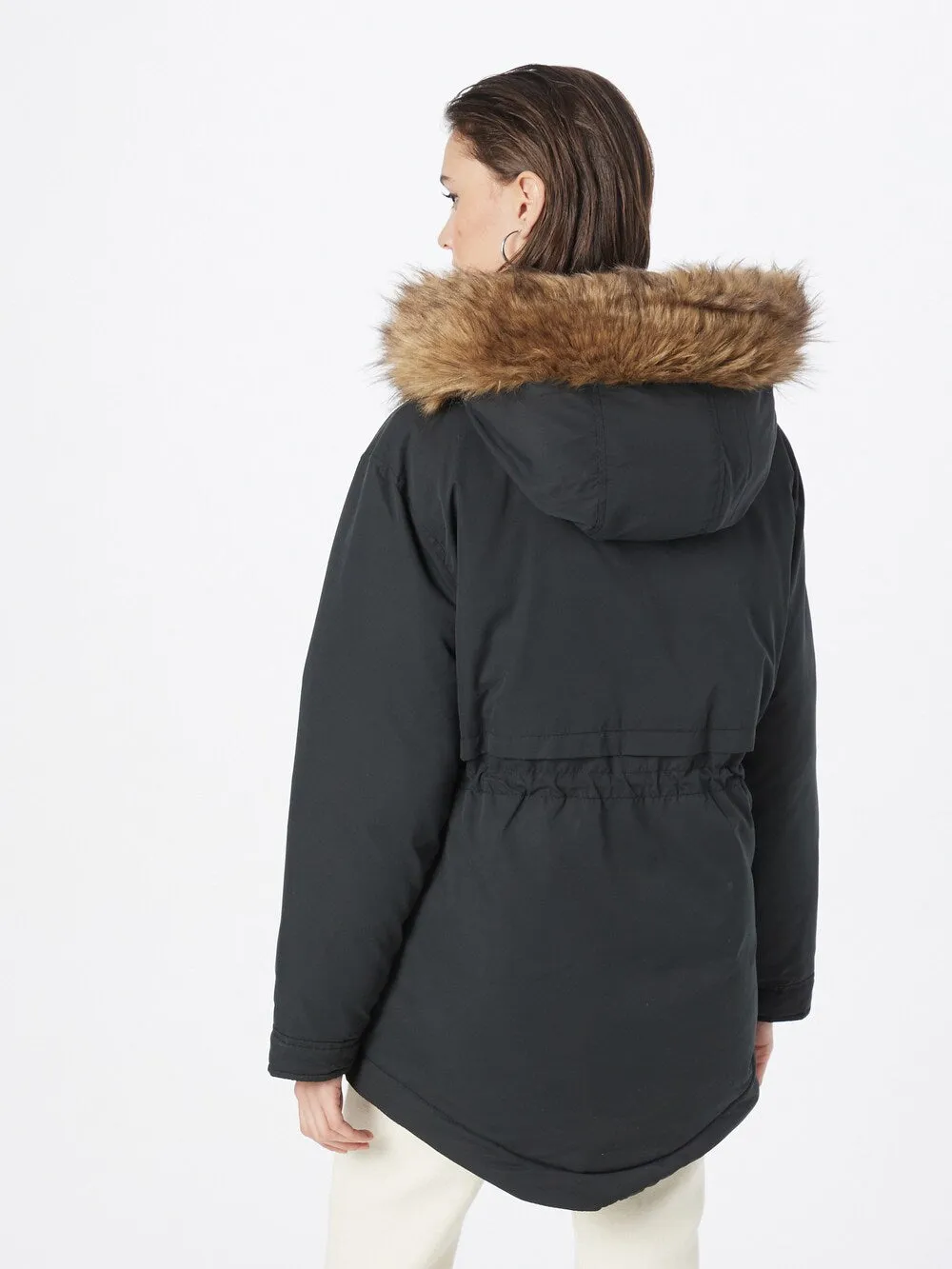 Hollister EMEA winter parka, black