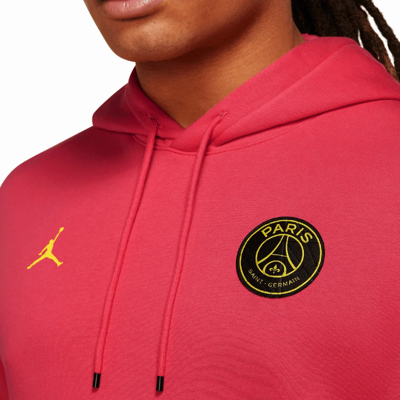 Jordan x PSG Casual Fleece fanwear presentation tracksuit 2023 red - Jordan