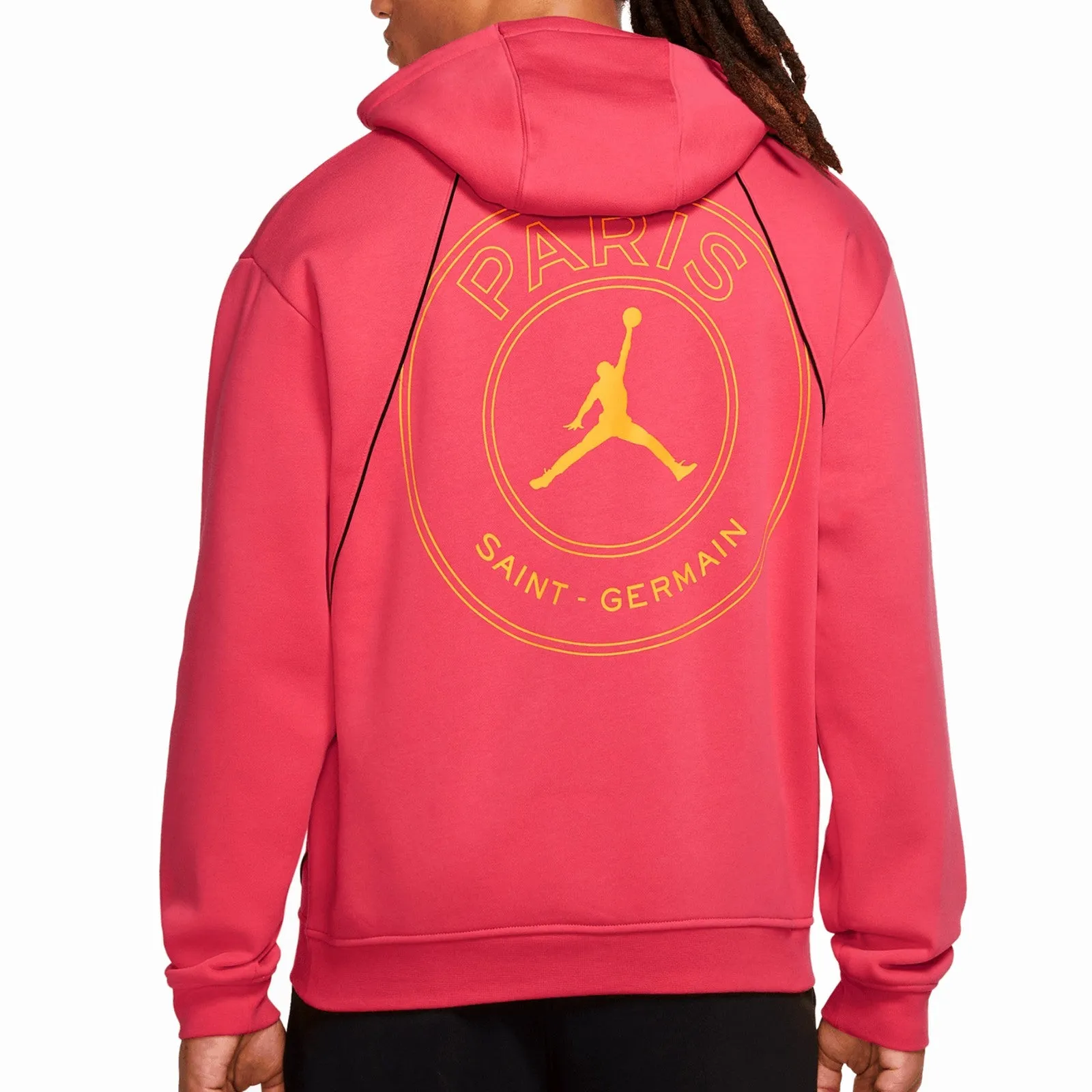 Jordan x PSG Casual Fleece fanwear presentation tracksuit 2023 red - Jordan