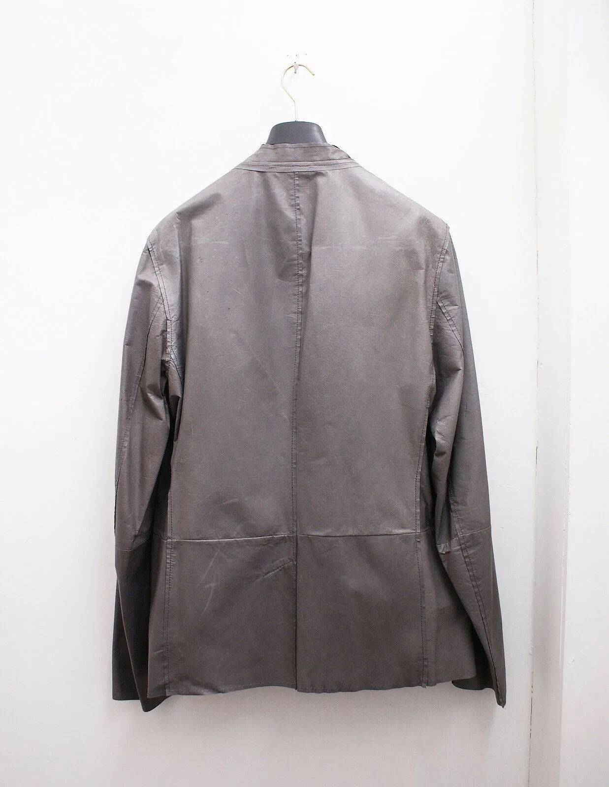 Kangaroo Leather Blazer Jacket Detachable Lining