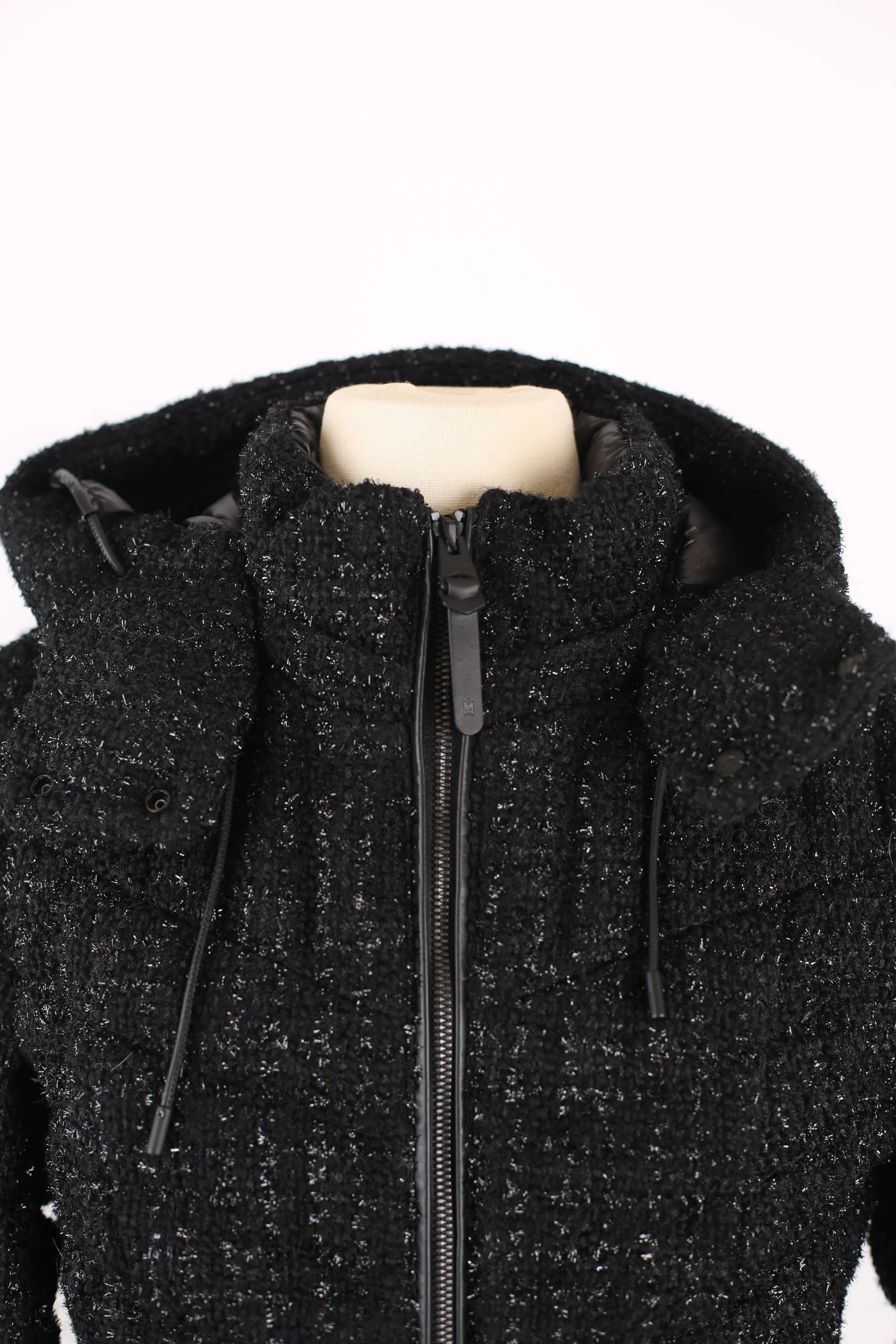 Lara Tweed Down Parka