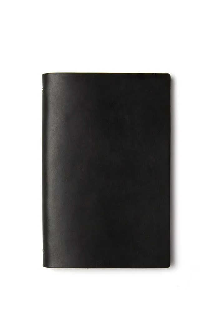 Leather Notebook Black