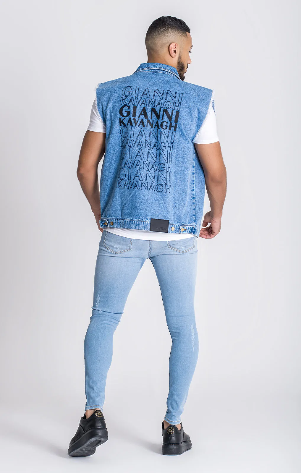 Light Blue Ego Denim Vest