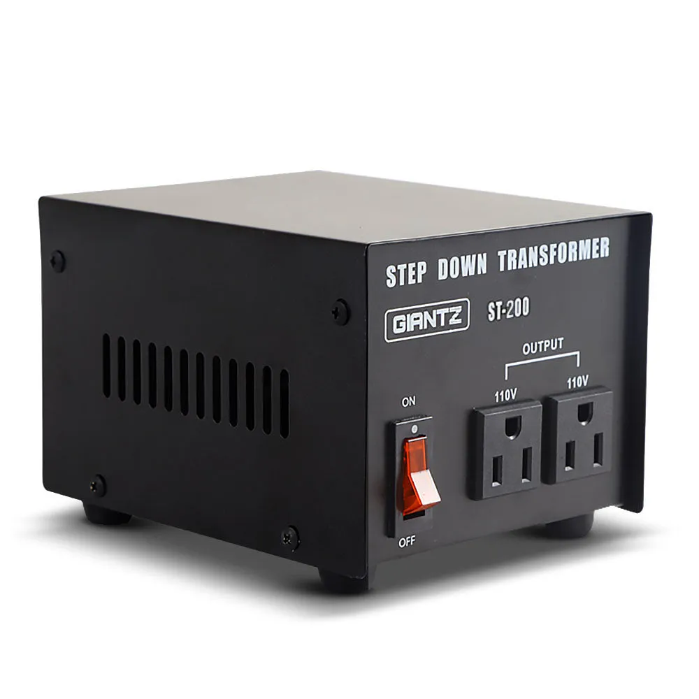 Lightweight 200W Step Down Transformer 240V to 110V Giantz