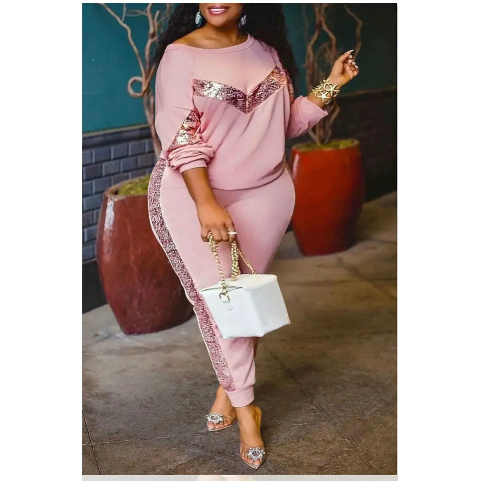 Long Sleeve Tracksuits Set