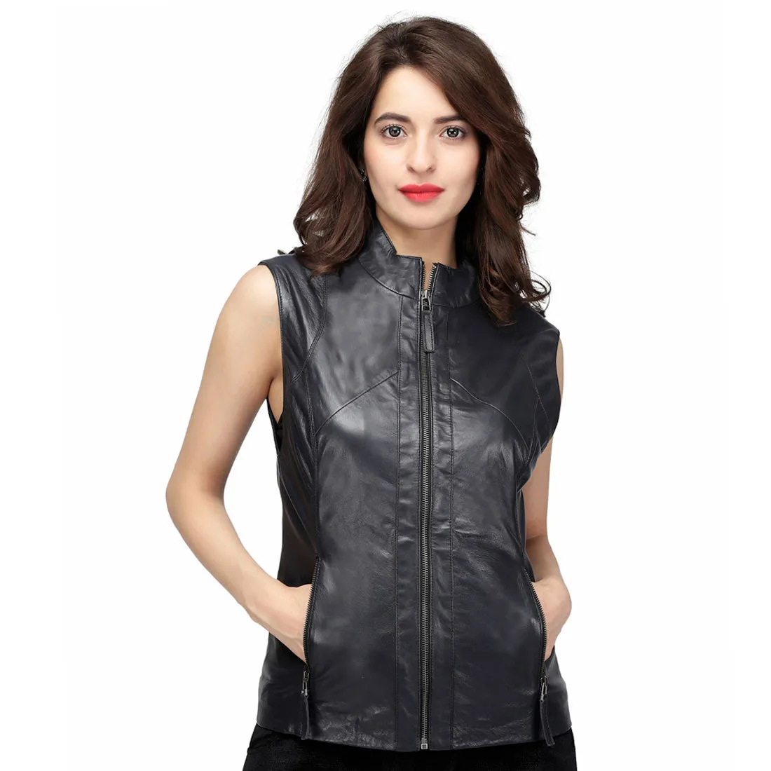 Luciana Genuine Lamb Leather Jacket