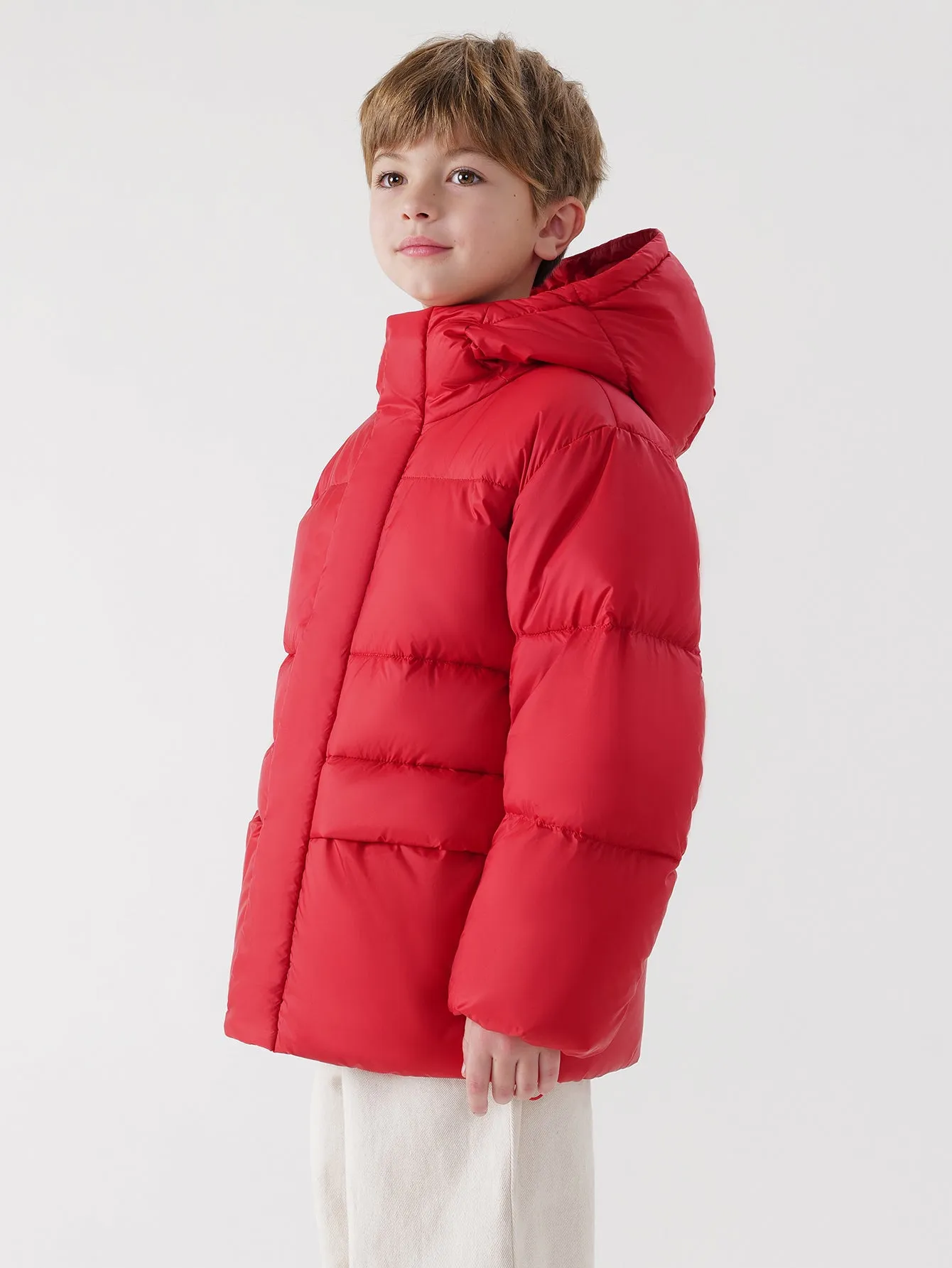 MARC & JANIE Boys Ultralight Hooded Down Parka  231510