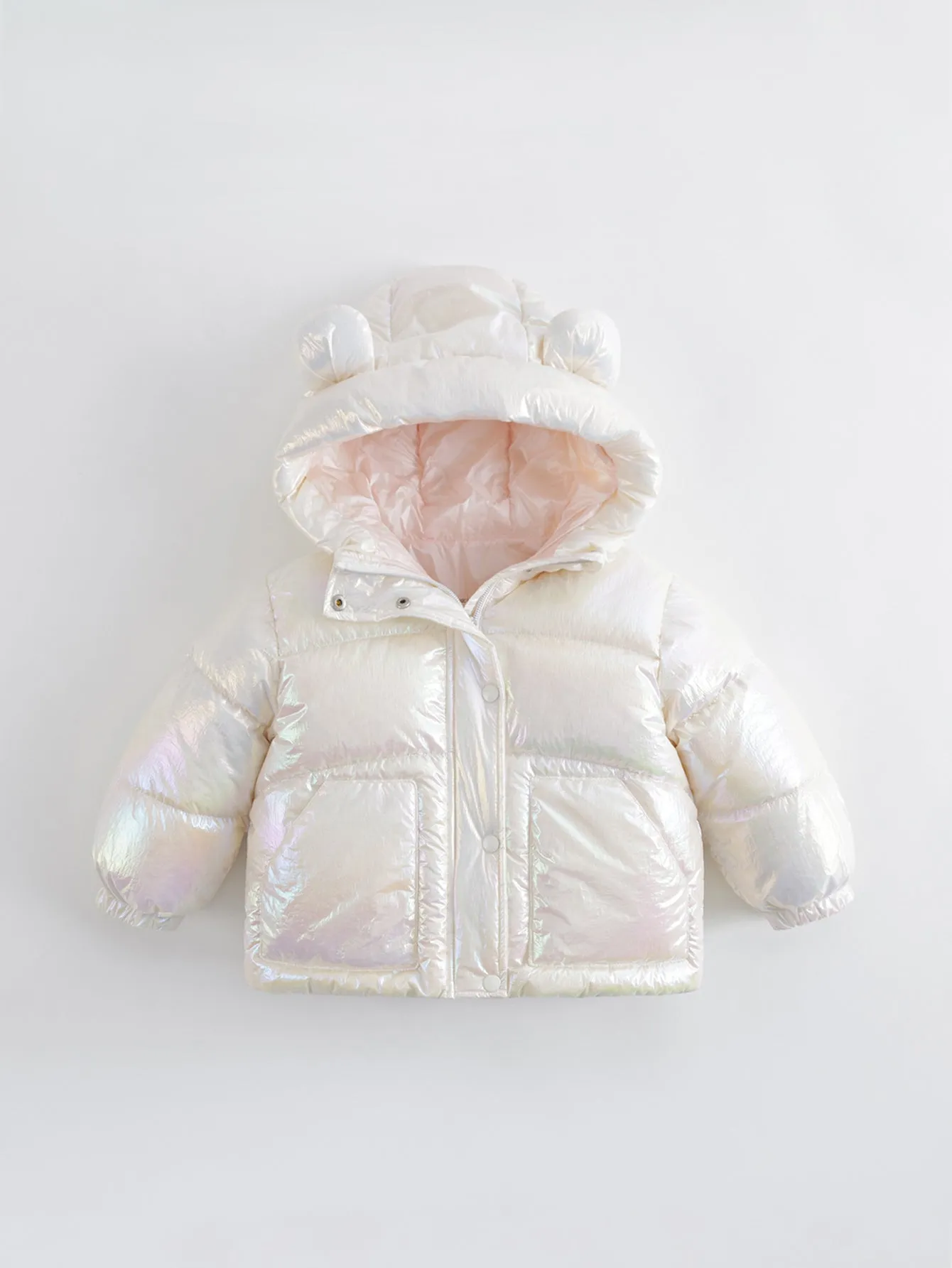 MARC & JANIE Girls Ultralight Hooded Down Parka 221260