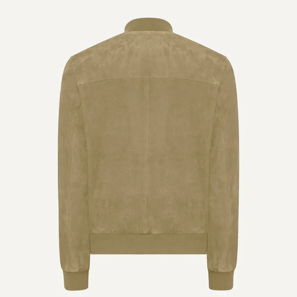 Men's A1 Bomber Jacket in Suede