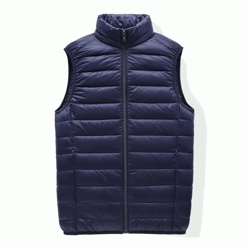 Men's Quilted Lightweight Warm Down Vest with Zipper - SF1535