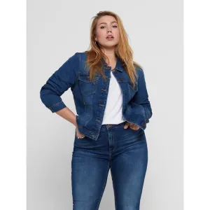 Only Carmakoma Denim Jacket in Classic Blue