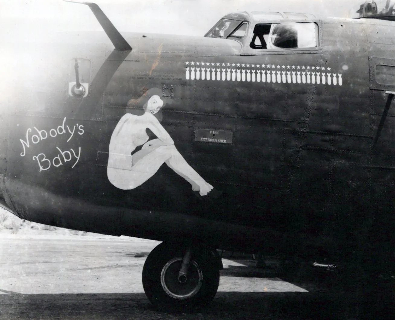 Original U.S. WWII B-17, B-24, & Other Bomber Aircraft Nose Art Photograph Collection 4”x5” ( /-) - 20 Photos