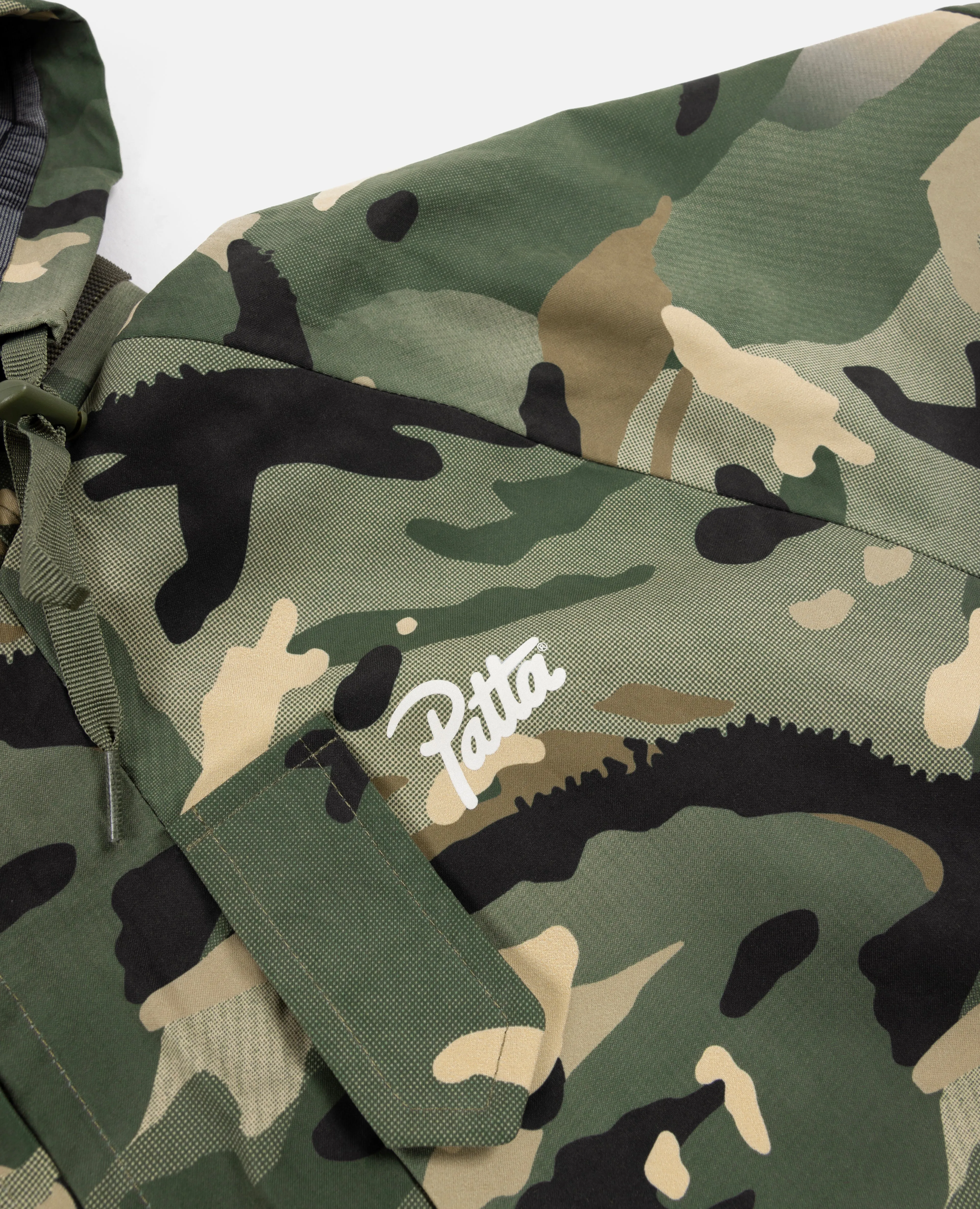 Patta Spray Camo Nylon Tactical Parka (Multi/Spray Camo)