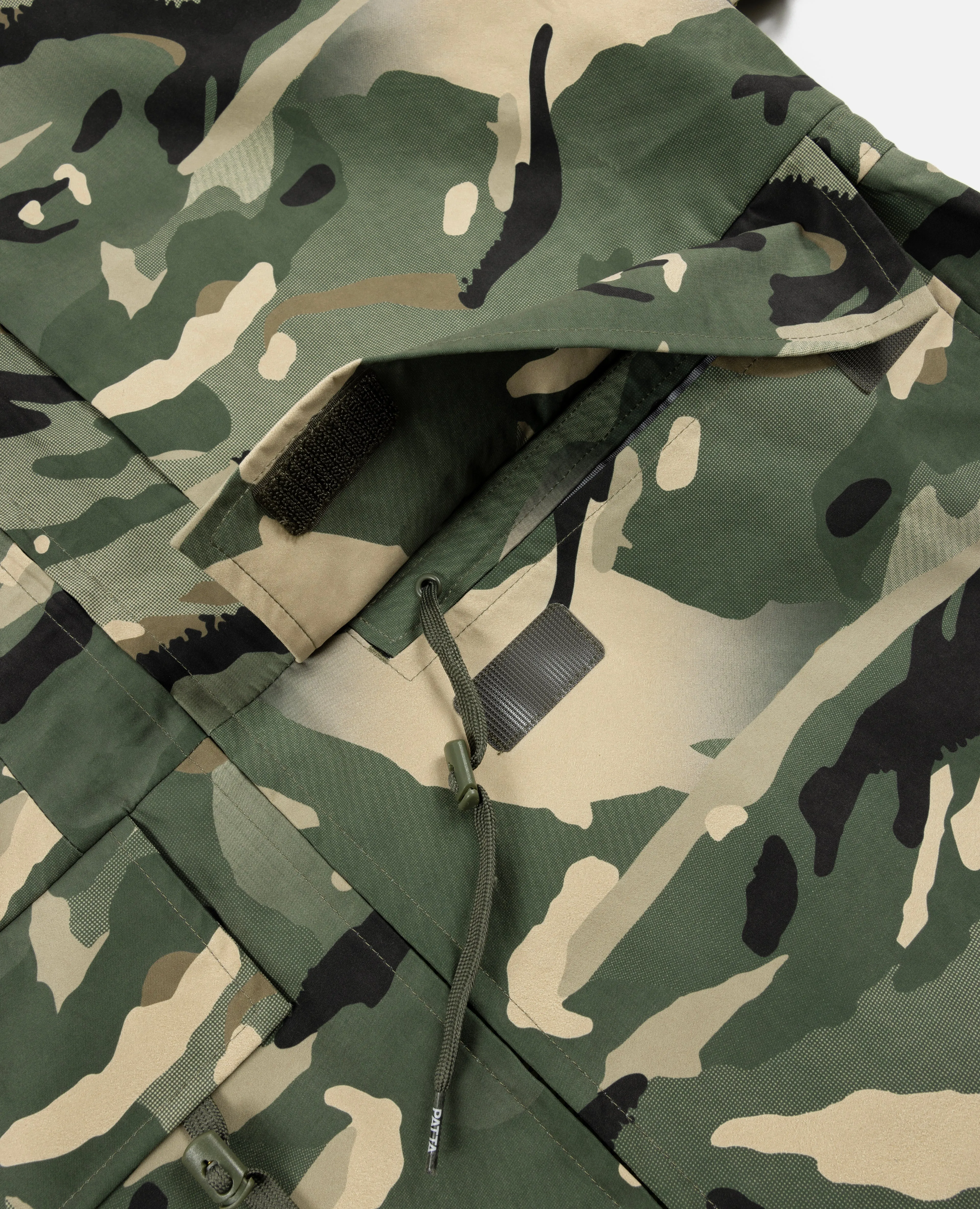 Patta Spray Camo Nylon Tactical Parka (Multi/Spray Camo)