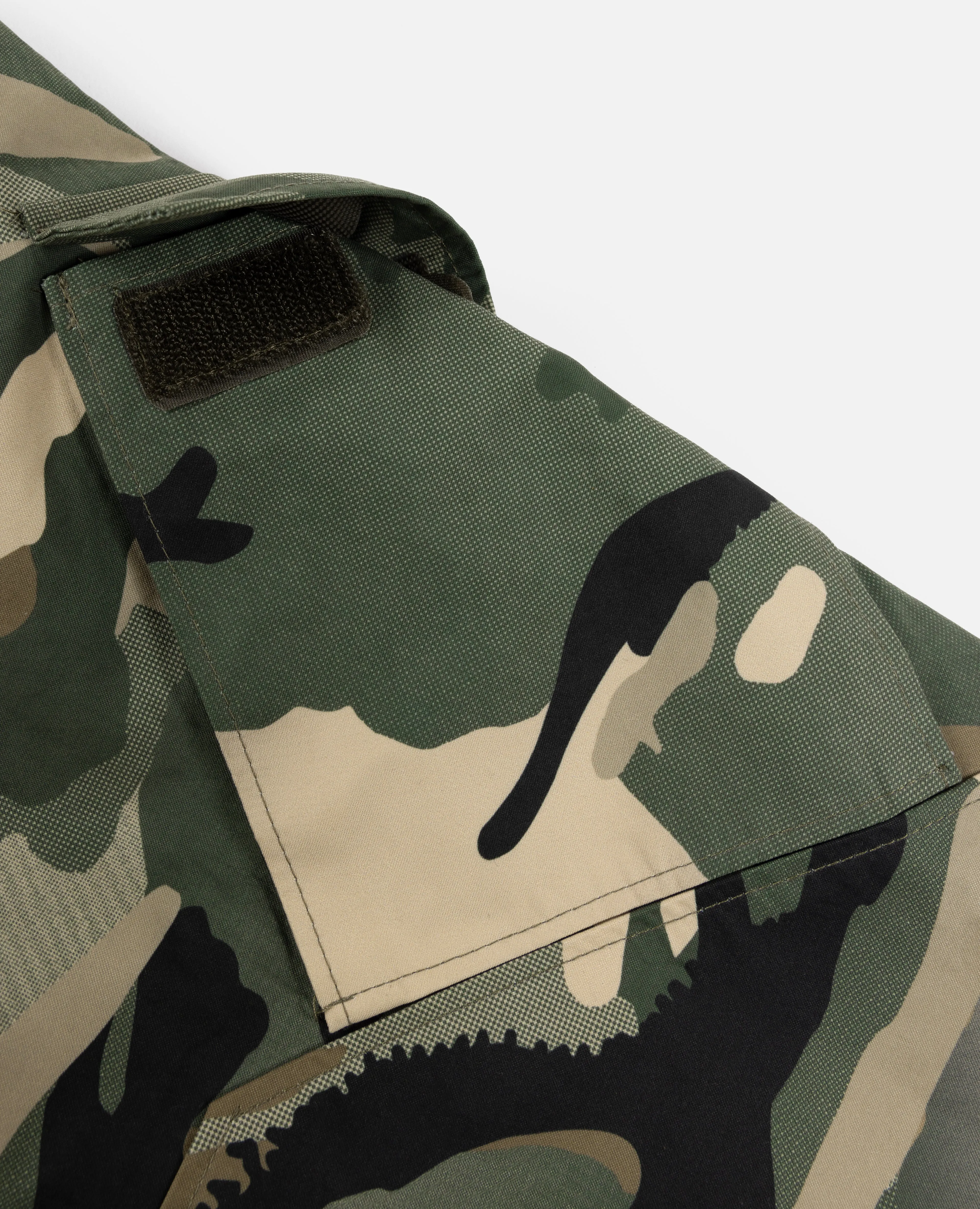 Patta Spray Camo Nylon Tactical Parka (Multi/Spray Camo)