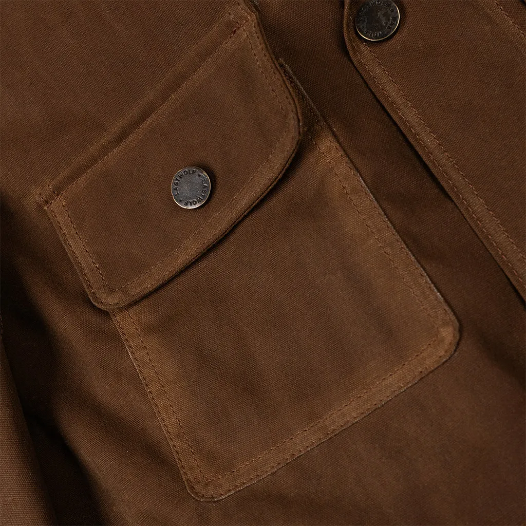 RANGER WAX CANVAS WORK JACKET - NUTMEG