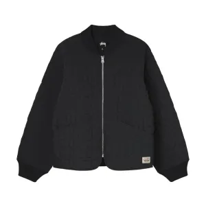 S QUILTED LINER JACKET / STUSSY / BLACK