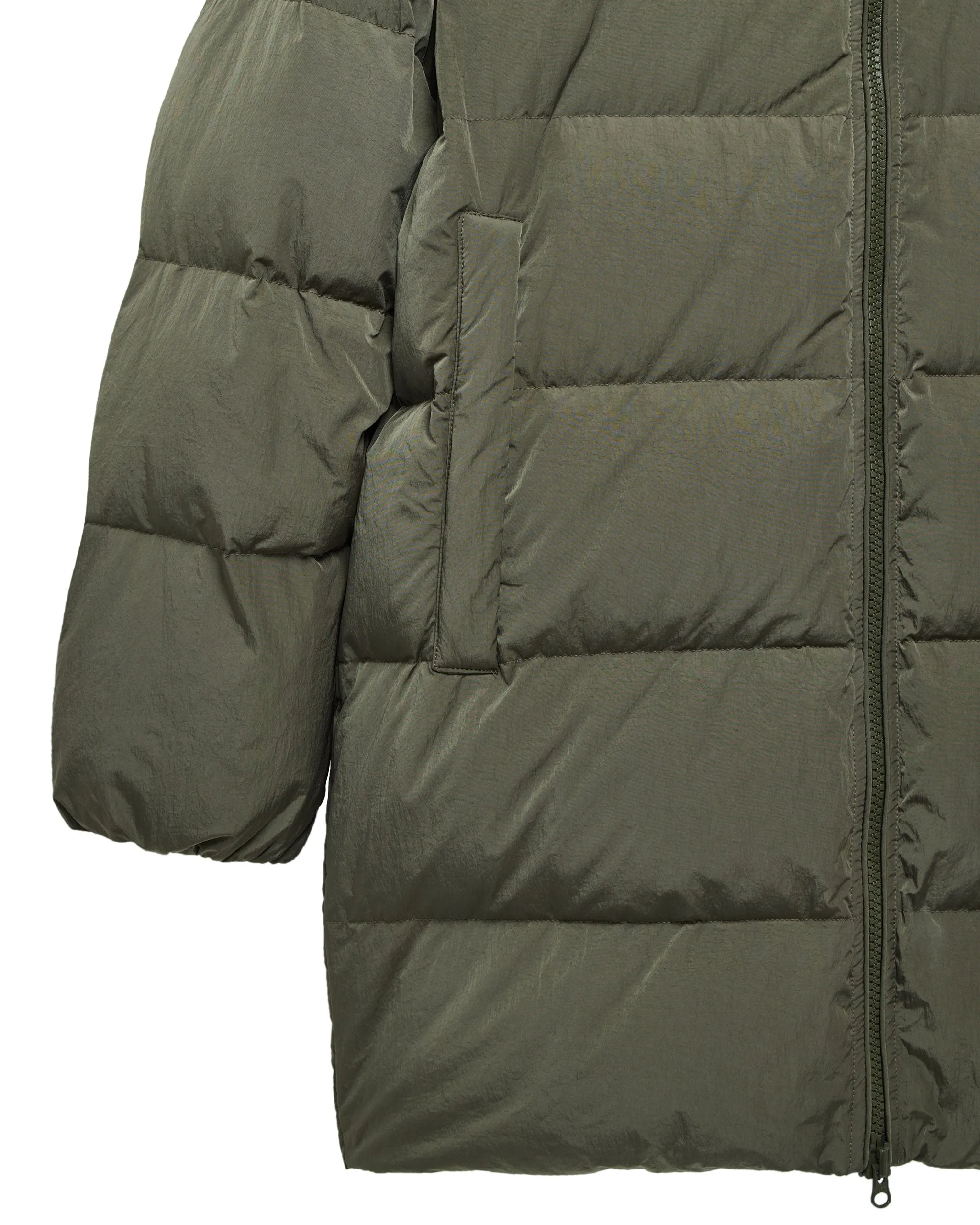 Sapporo Longline Down Jacket Castle Green