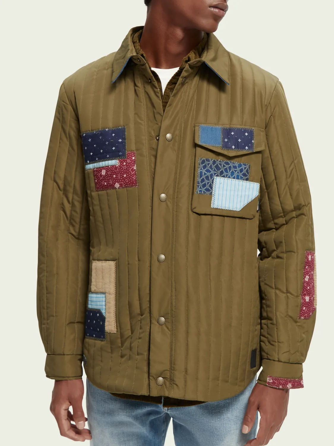 Scotch & Soda - Quilted Patched Jacket