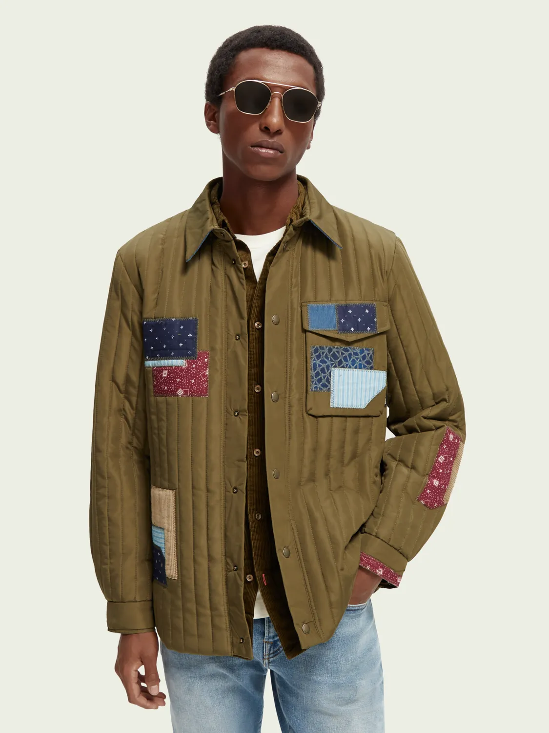 Scotch & Soda - Quilted Patched Jacket