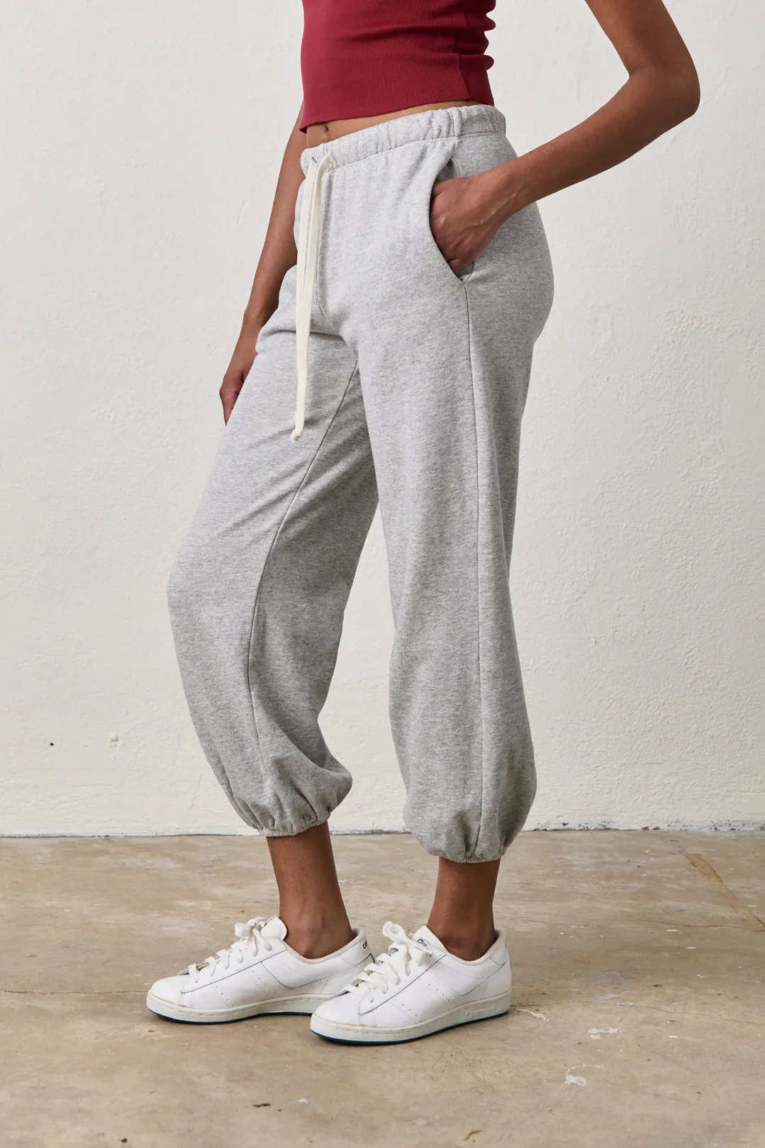 SHANE BILLOW SWEATPANT / HEATHER GREY