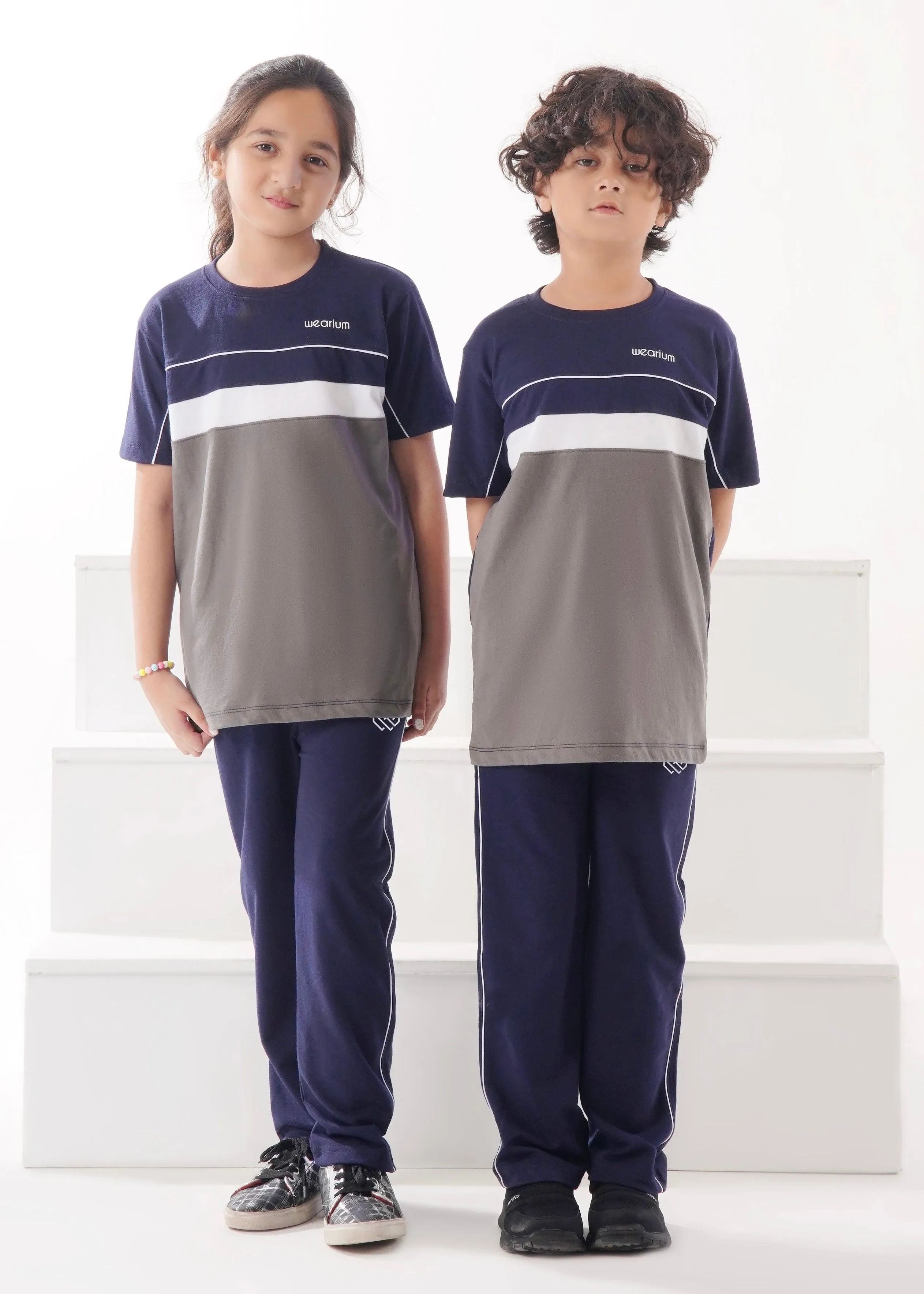 Slate Navy - Cotton Twinset