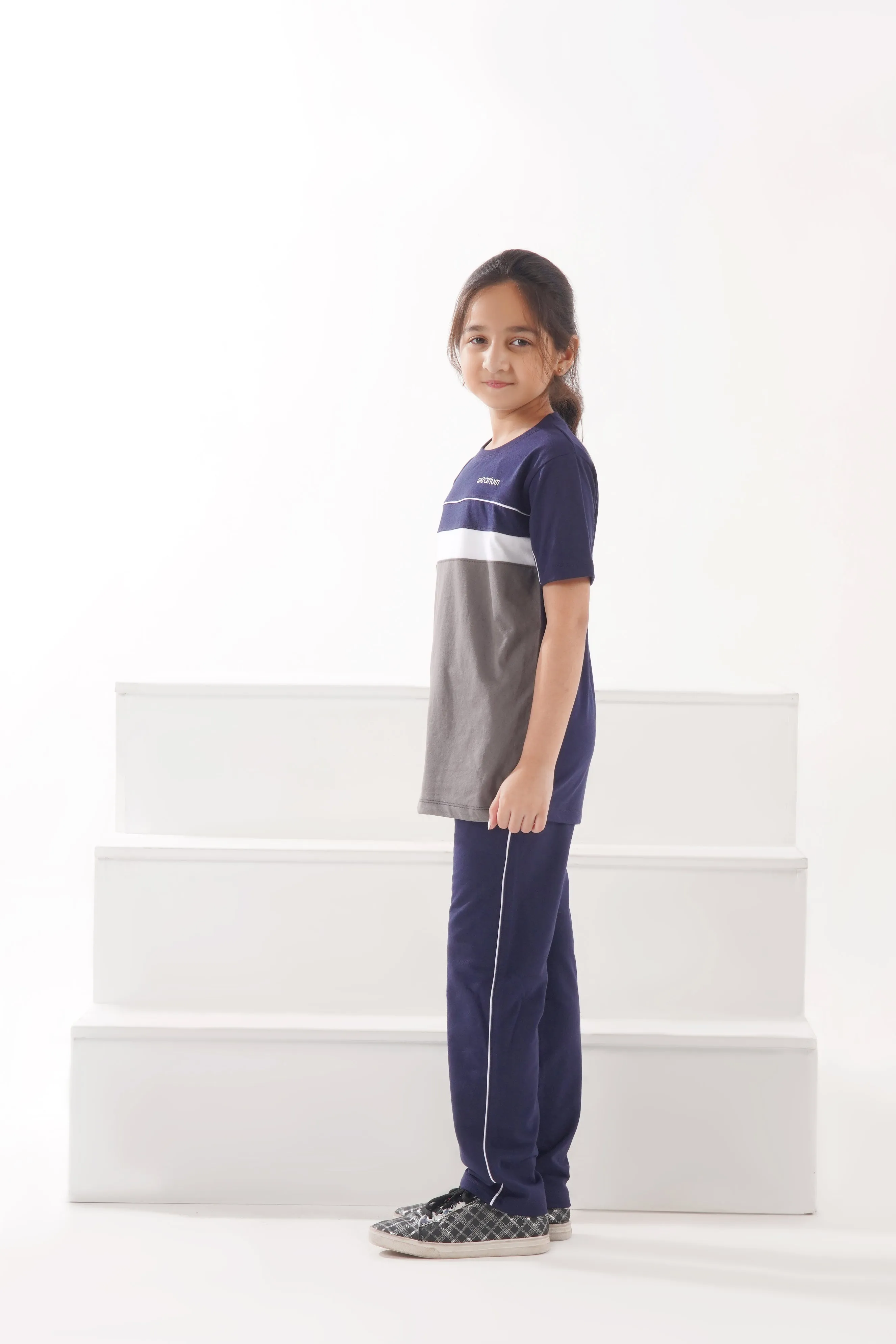 Slate Navy - Cotton Twinset