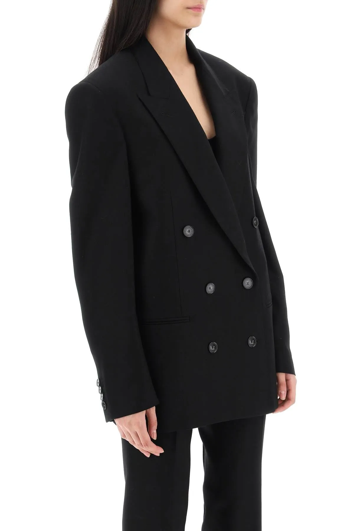 Stella mccartney oversized double-breasted blazer