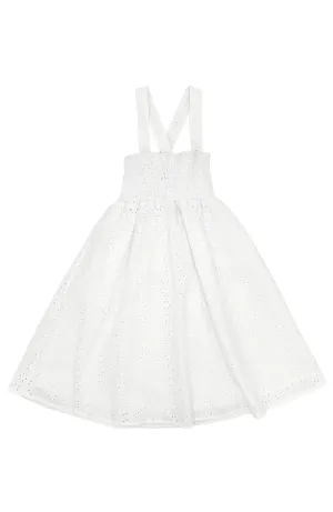 Sundance Eyelet Dress in White