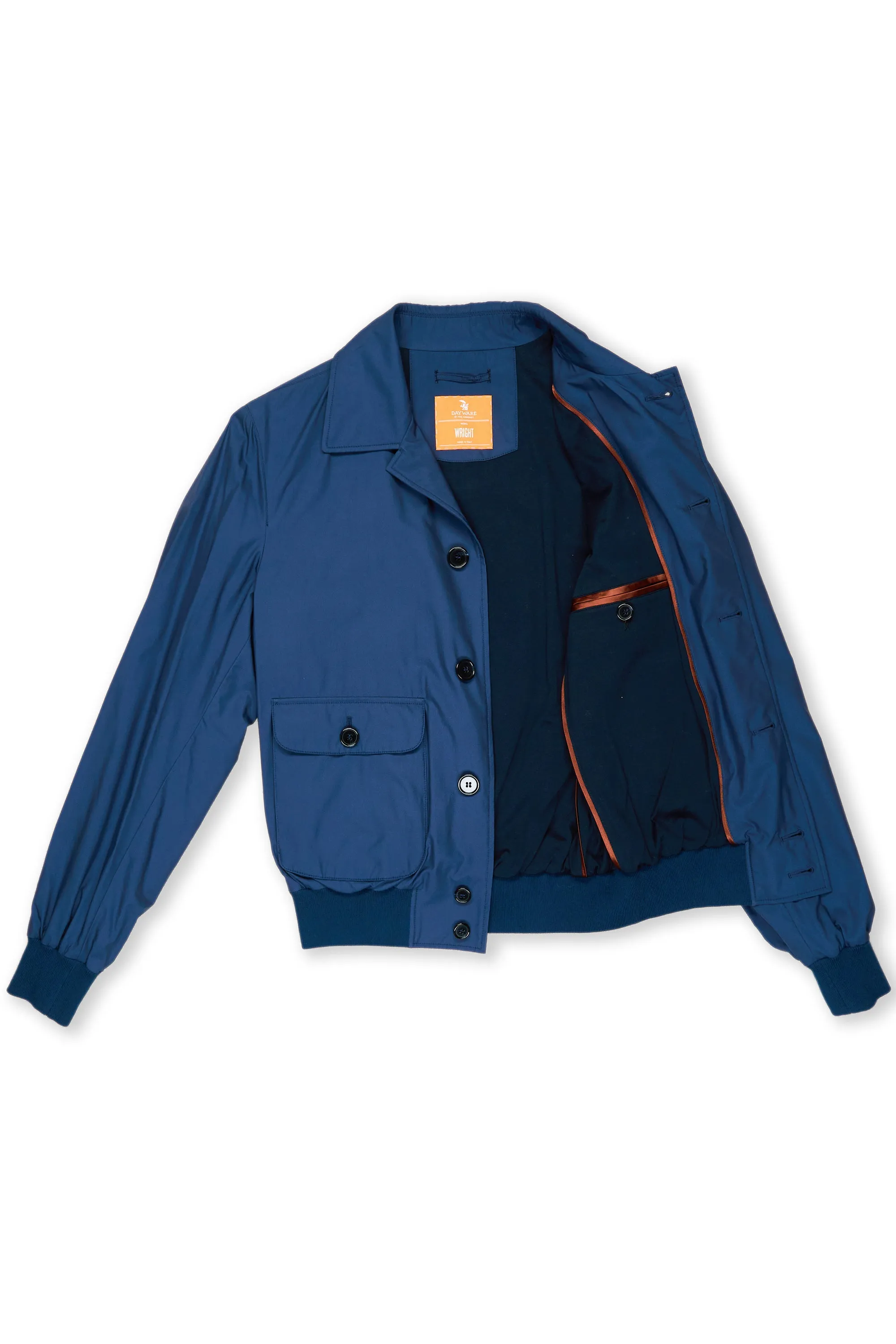 Luxurious Royal Blue Silk Wright Jacket by The Armoury