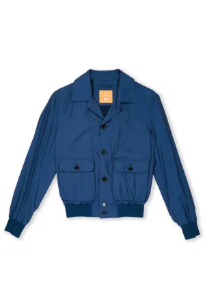 The Armoury Royal Blue Silk Wright Jacket