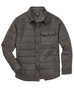 Trient Quilted Herringbone Shirt Jacket