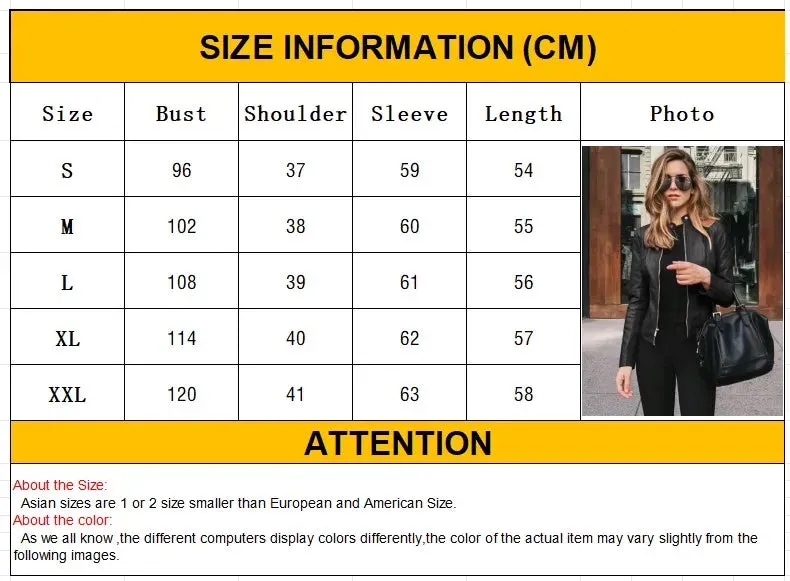 Vintage Women PU Leather Bomber Jacket Fashion Casual Autumn Winter Zipper Windbreaker Streetwear Female Blazer Y2K Clothes New