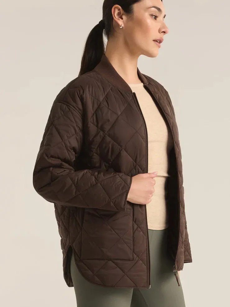 {Z Supply} Sunrise Quilted Bomber Jacket